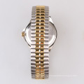 two tone expansion watch belt, men brand watch